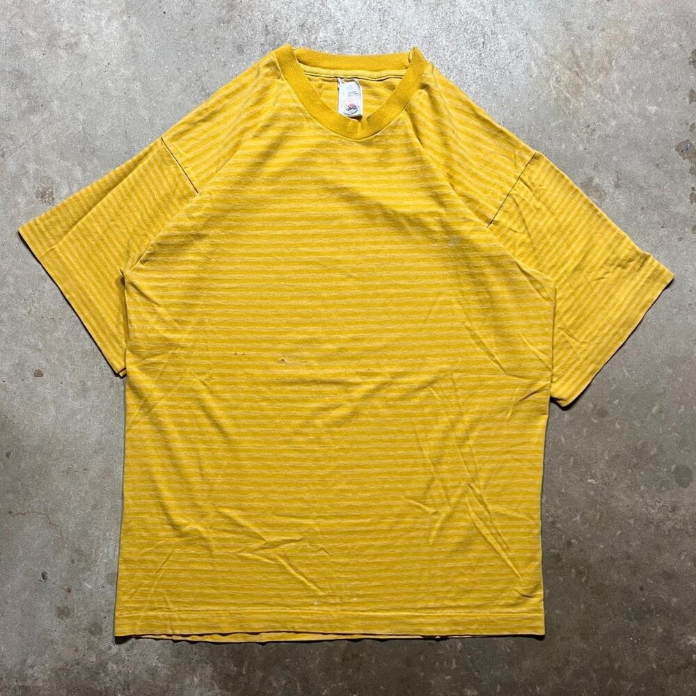 Fruit of the Loom Men's Yellow T-shirt
